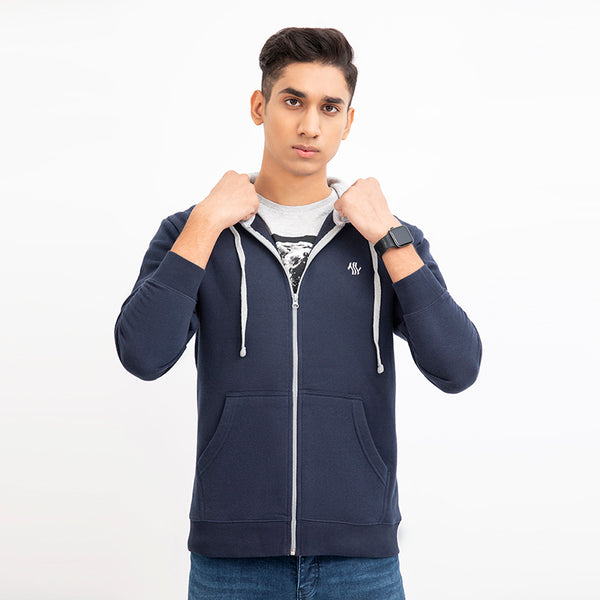 F/S Hoodie-Navy Blue