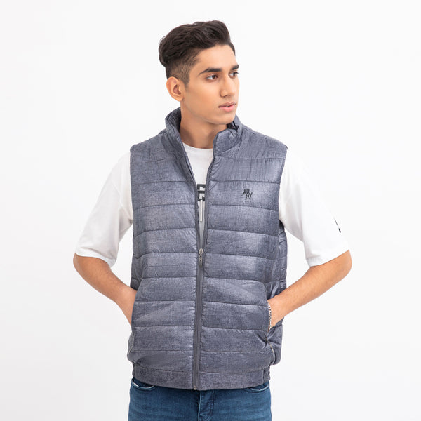 STEEL GRAY MICRO  JACKET