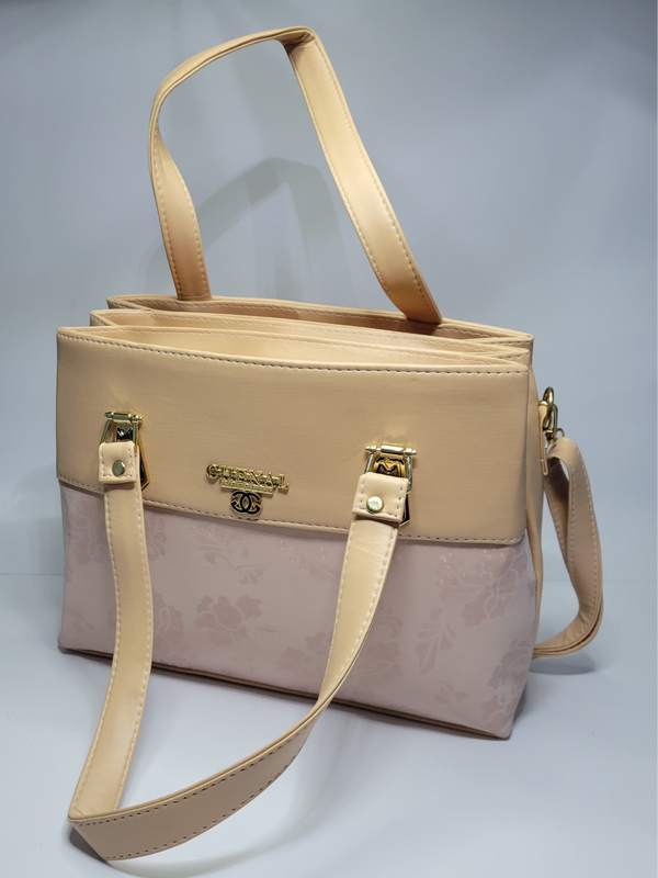 Triple-Zip-Classic-Handbag-Pink