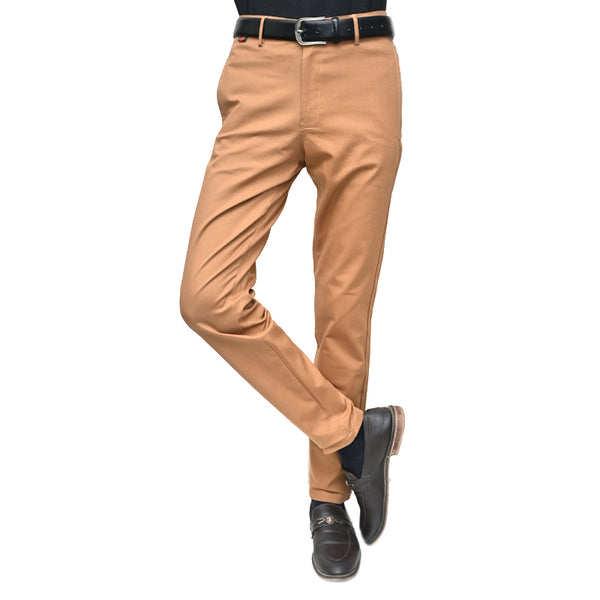 Cotton Chino Pant-Pale Brown