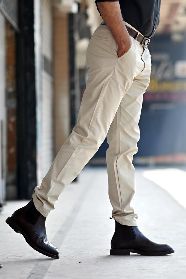 Cotton Pants-White