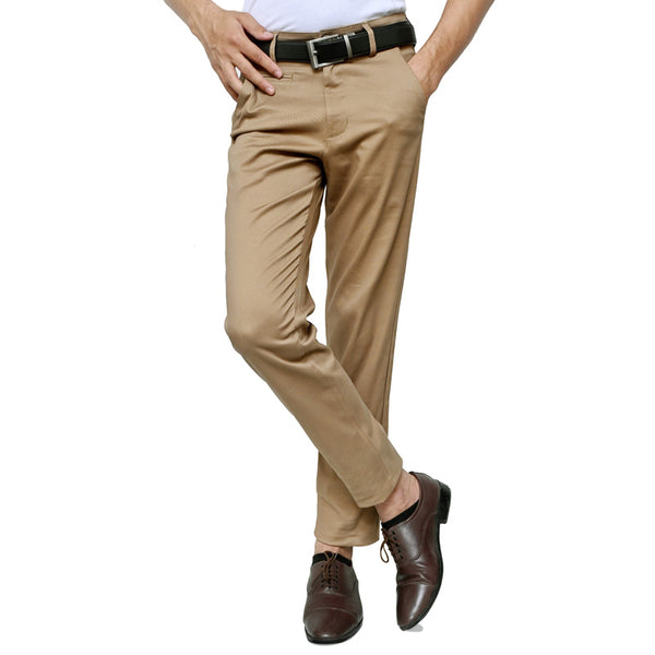 COTTON CHINO PANT -KHAKI
