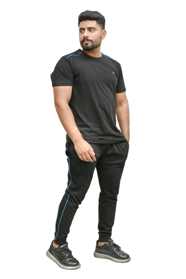 Jersey Track Suit-Black