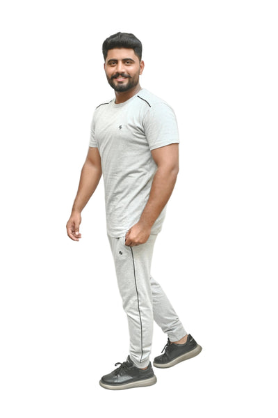 Jersey Track Suit - Silver