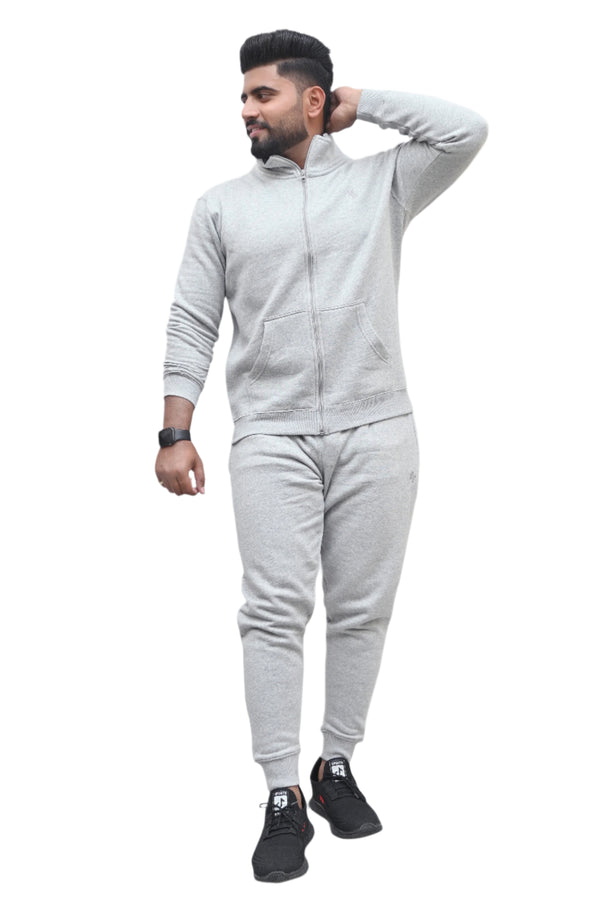 Collar-Track-Suit-Gray