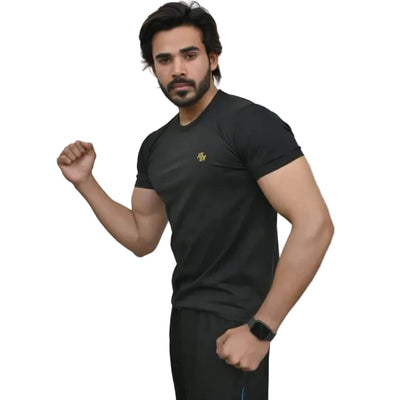 Round Neck T-Shirt Black