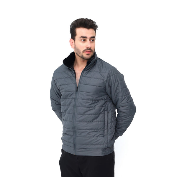 GRAY MICRO JACKET F/S