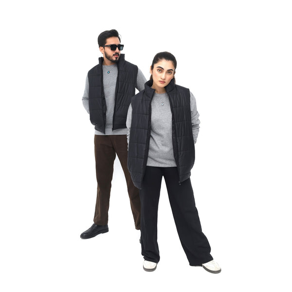COUPLE S/L JACKET-BLACK