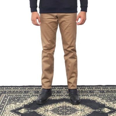 COTTON CHINO PANT-CAMEL
