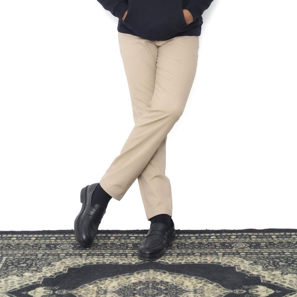 COTTON CHINO PANT-KHAKI