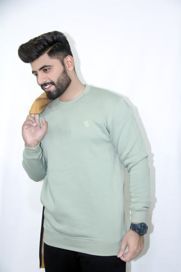 Sweat-Shirt-Light Green