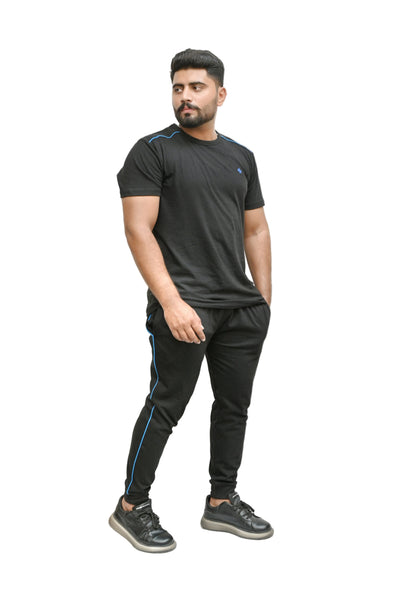 Jersey Track Suit - Black